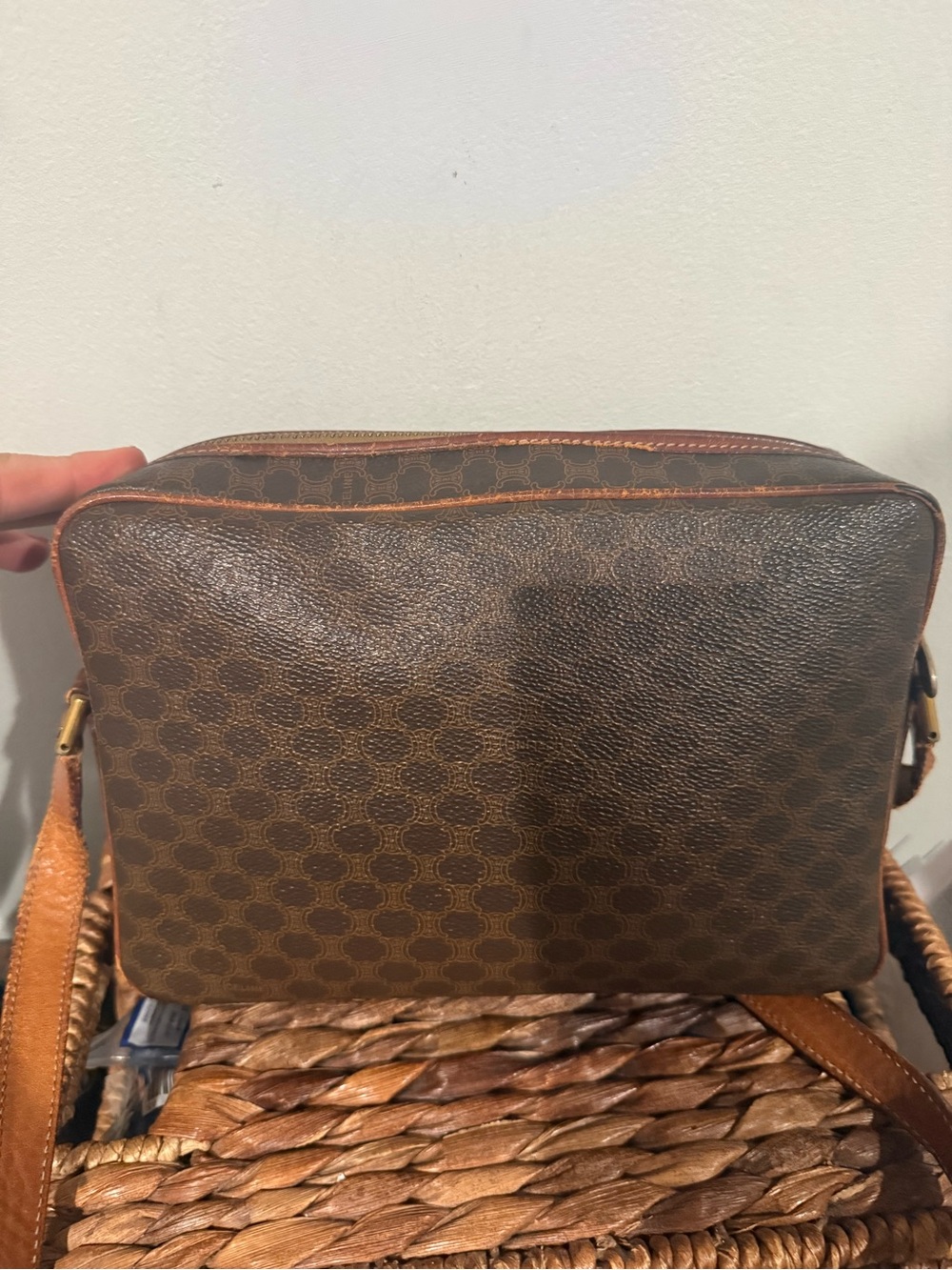 Vintage Céline Macadam M12 Double-Zip Crossbody Bag - Picture 5 of 11